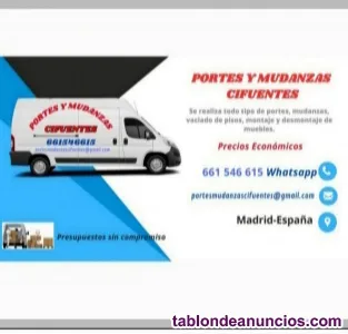 Portes mudanzas